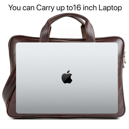 Genuine Leather Office Laptop Bag for Men