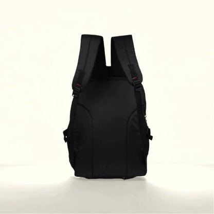 Coastal Belt Multifunctional Black Backpack for College, Office & Travel