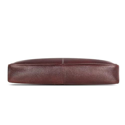 Genuine Leather Office Bag for Men – 15.6 Inch Leather Laptop Bag for Men – Men’s Leather Briefcase,