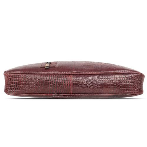 Professional Leather Messenger Bag & Business Travel Office Laptop Bag