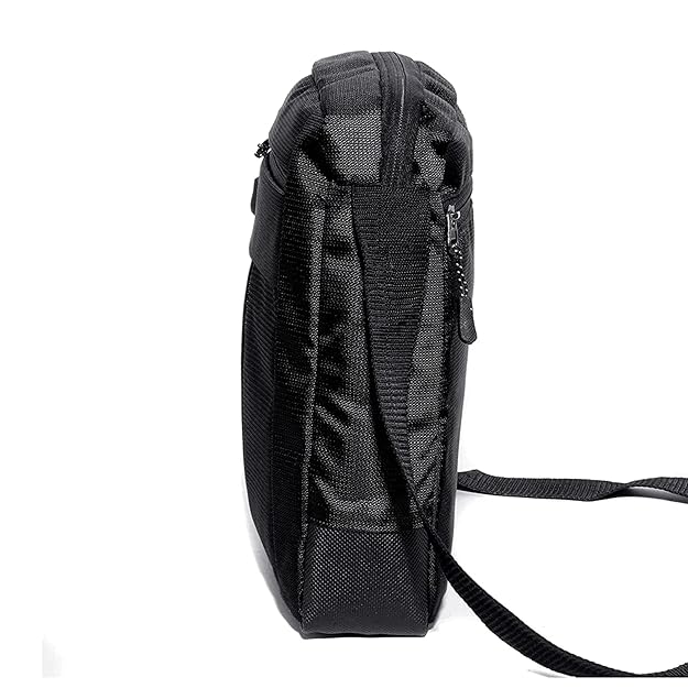 Water Resistance Side Bag - Travel Bag - Office Business Bag - Cross Body Bag - Messenger Bag - Sling Bag for Men  Adjustable Strap