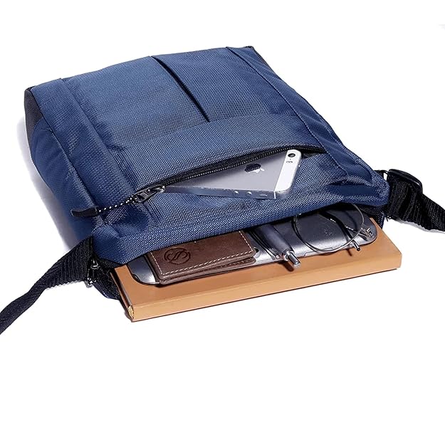 Water Resistance Side Bag - Travel Bag - Office Business Bag - Cross Body Bag - Messenger Bag - Sling Bag for Men  Adjustable Strap
