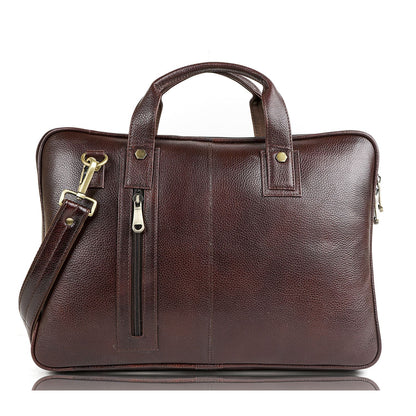 Genuine Leather Office Laptop Bag for Men