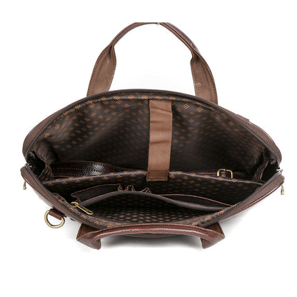 Genuine Leather Office Laptop Bag for Men